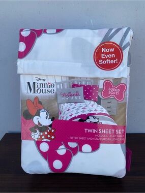 Disney Minnie Mouse Twin Sheet Set